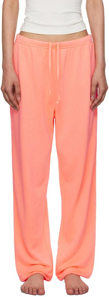 SKIMS Orange Modal French Terry Classic Lounge Pants 1