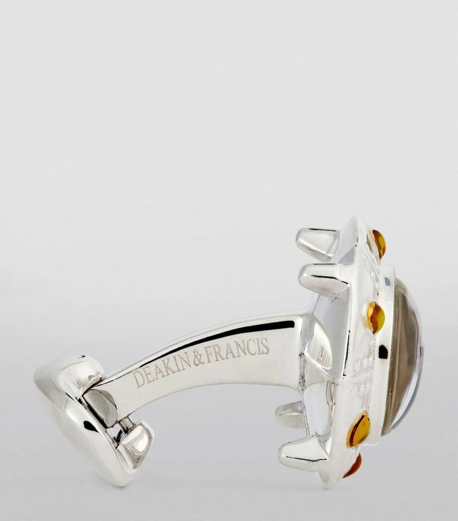 Deakin & Francis Sterling Silver UFO Cufflinks 3