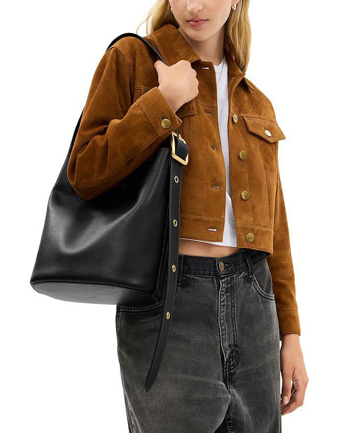 Coach Bleecker Leather Bucket Bag