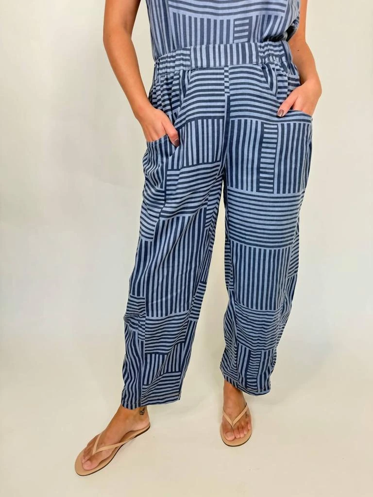 umgee Umgee - Striped Baggy Fit Pants