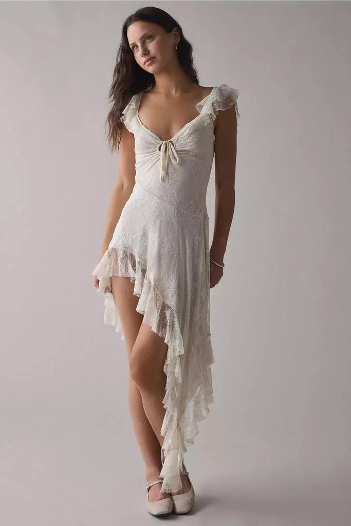 Urban Outfitters UO Hyacinth Lace Spliced Midi Dress 5