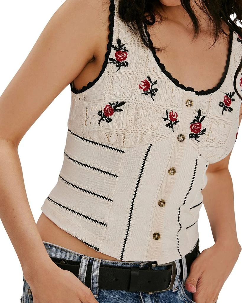 Free People Rosebud Knit Top 4