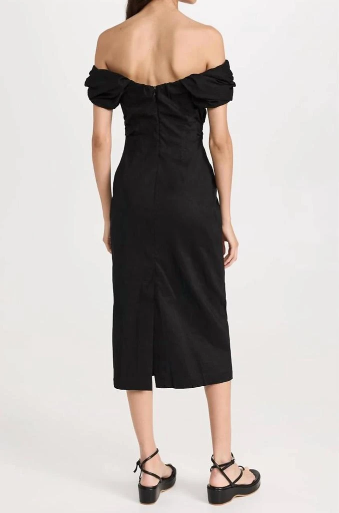 A.L.C. A.L.C. - Women's Nora Dress, Off the Shoulder Pencil Midi 3