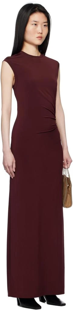 Stella McCartney Burgundy Sleeveless Maxi Dress 2