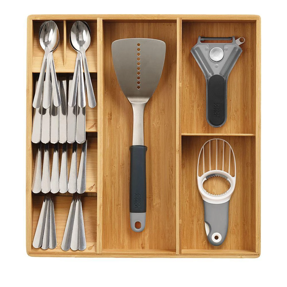 Joseph Joseph DrawerStore™ Bamboo Cutlery, Utensil & Gadget Organizer 1