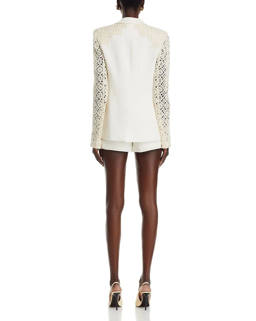 Cinq à Sept Corinna Crochet Lace Panel Shorts 8