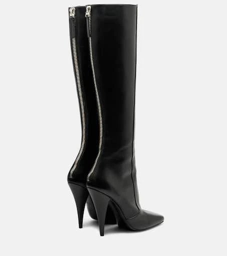 Givenchy Sliced Square leather knee-high boots 2