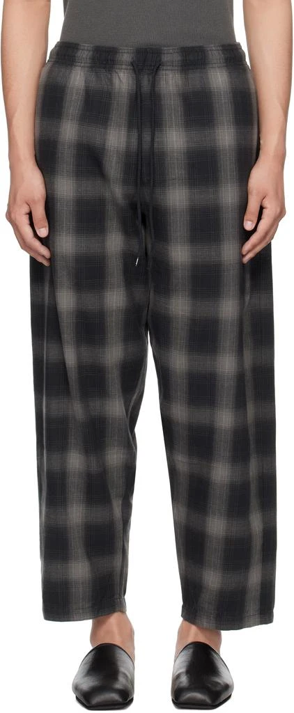 NEIGHBORHOOD Gray Hombre Check Easy Trousers