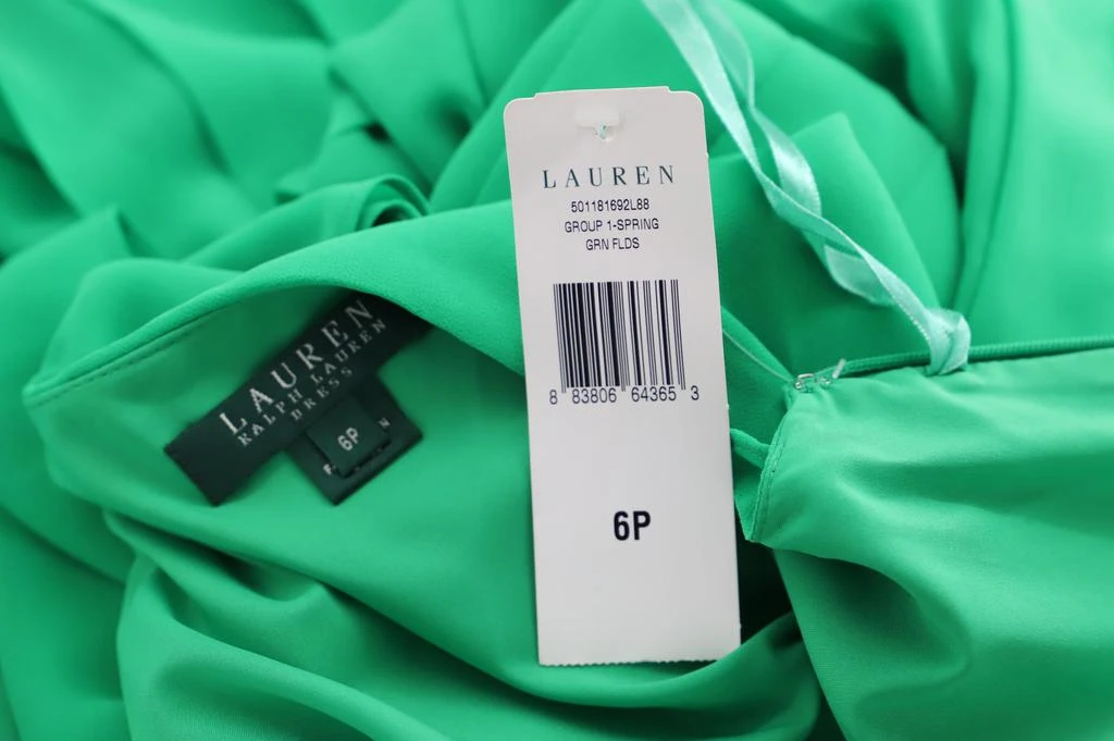 green emerald velvet dress Lauren Ralph Lauren Womens Surplice Printed Midi Dress Green 0 at Amazon  Women's Clothing store