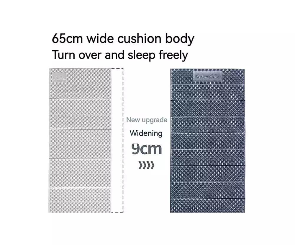 Naturehike Ultralight Sleeping Pad, Closed Cell Foam Sleeping Pad Camping, Backpacking Sleeping Mattress, Waterproof Folding Sleeping Mat