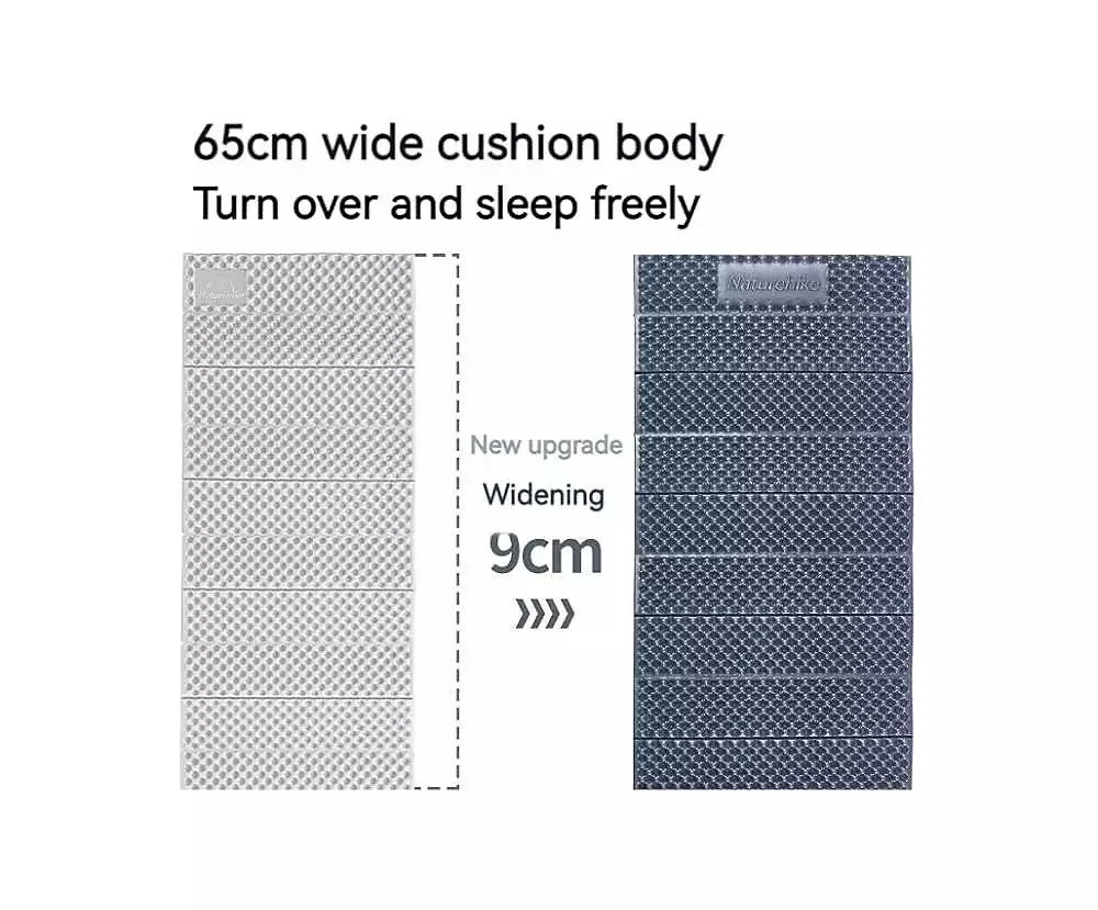Naturehike Ultralight Sleeping Pad, Closed Cell Foam Sleeping Pad Camping, Backpacking Sleeping Mattress, Waterproof Folding Sleeping Mat 2
