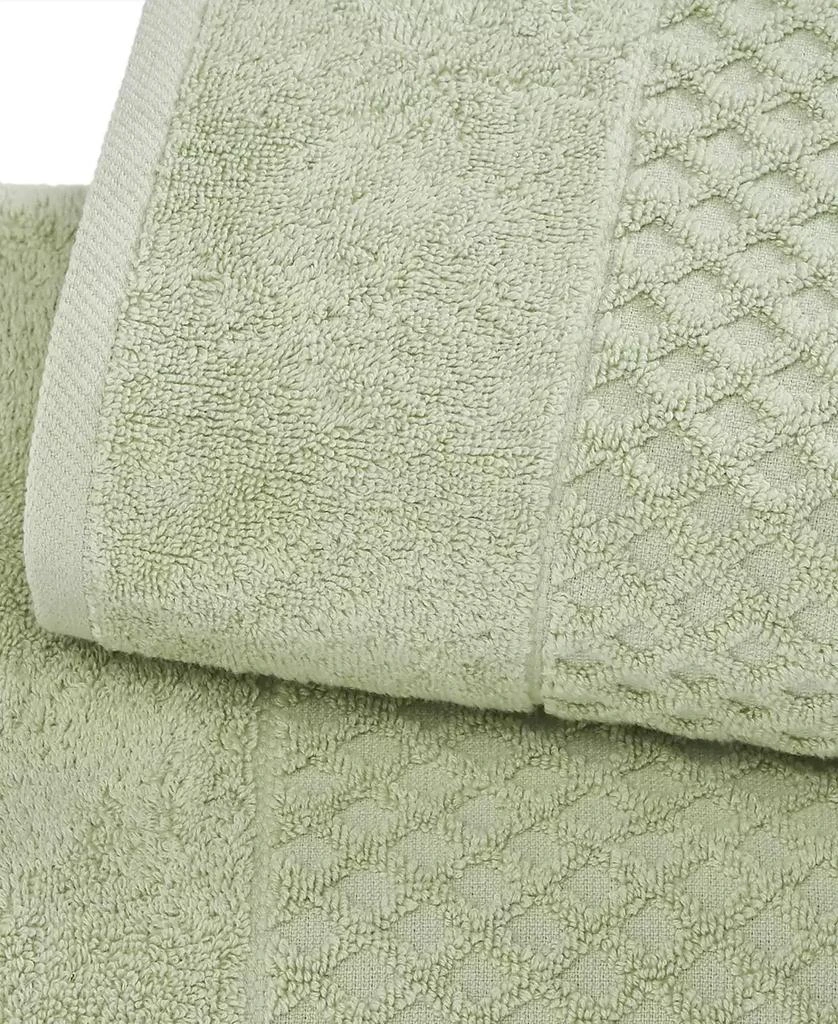 Linery 
Co Quick-Drying Cotton Diamond Waffle Textured 6-Piece Bath Towel Set 54x27x0.5 inches,26x16 inches 4