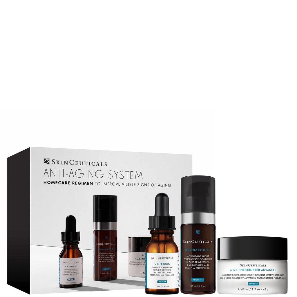 SkinCeuticals SkinCeuticals NEW Anti-Aging Skin System featuring Travel Sized C E Ferulic and AGE Interrupter Advanced