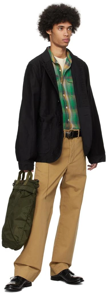 RRL Green & Yellow Plaid Shirt 5