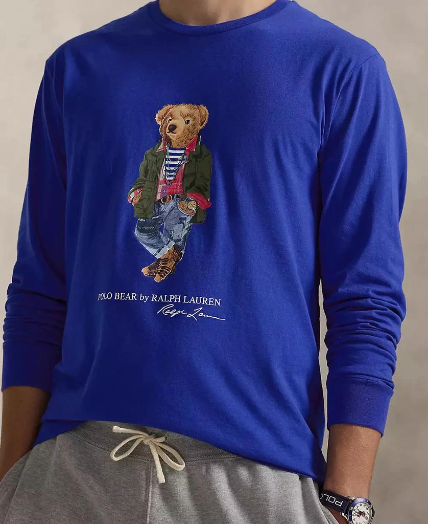 Ralph Lauren Men's Big & Tall Polo Bear Jersey Long-Sleeve T-Shirt 3