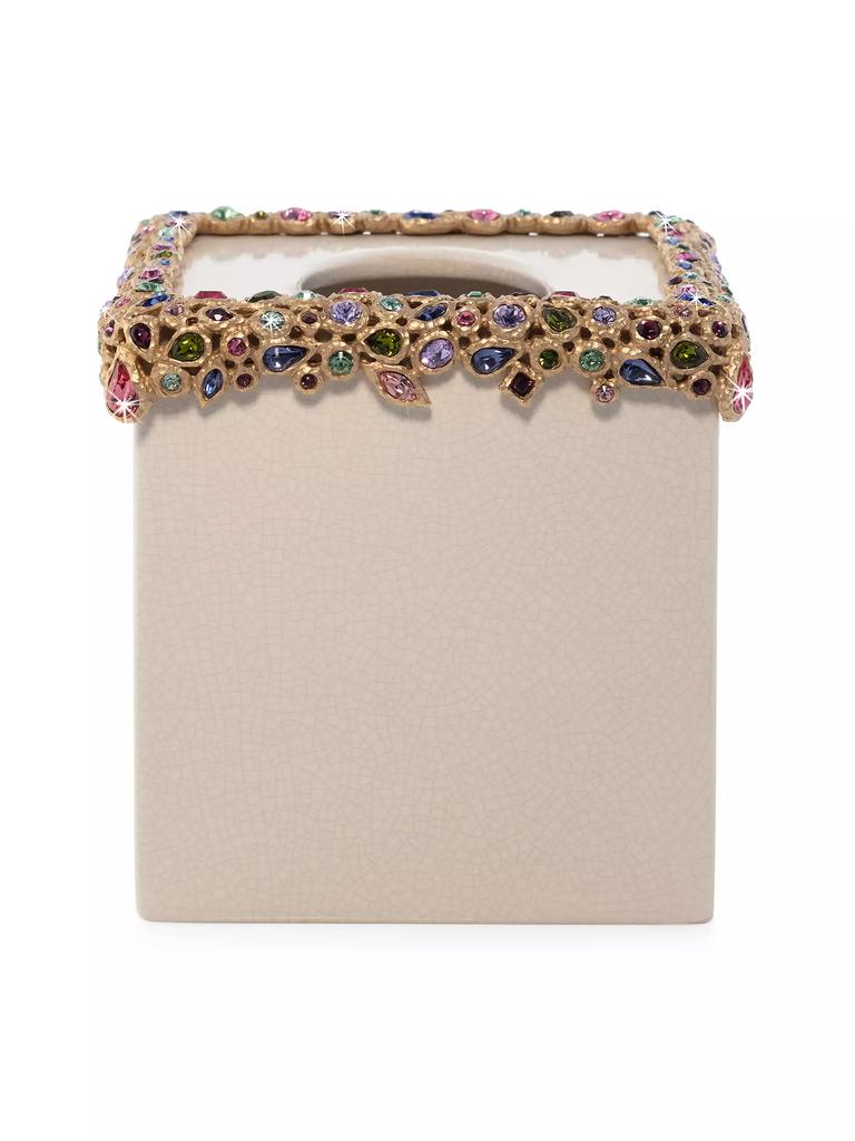 Jay Strongwater Bejeweled Tissue Box