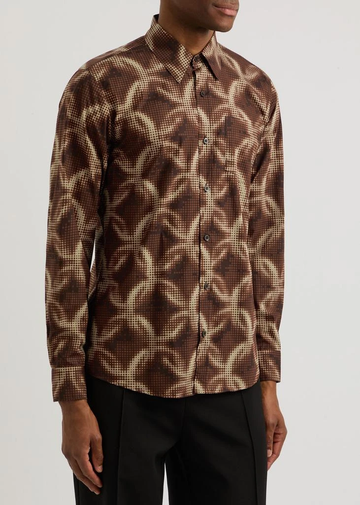 Dries Van Noten Corbino printed cotton-poplin shirt 2