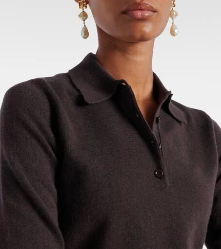 Dolce 
Gabbana Cashmere polo sweater 4