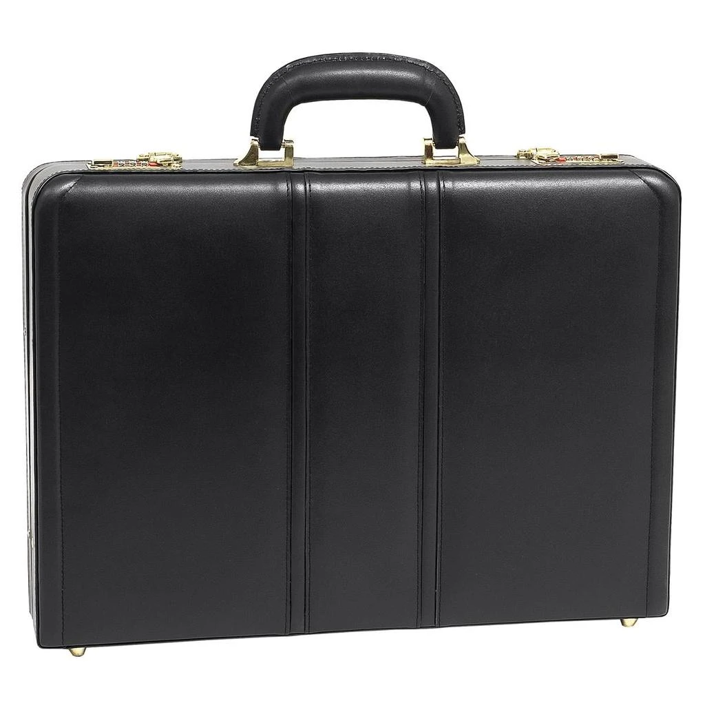 McKleinUSA McKlein 80435 Daley 80435- Black Leather Attache Case