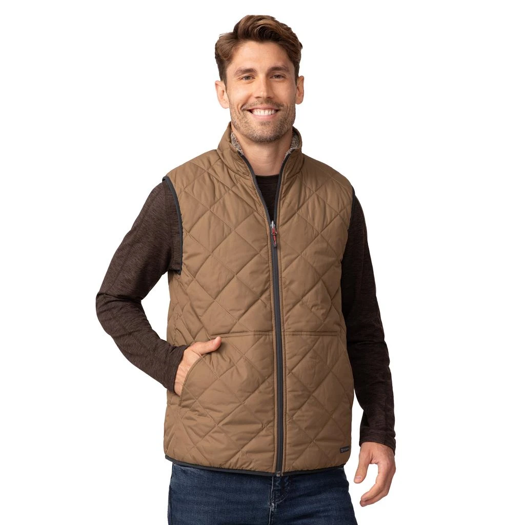 Free Country Men's Atlas Quilted Reversible Sherpa Vest 9