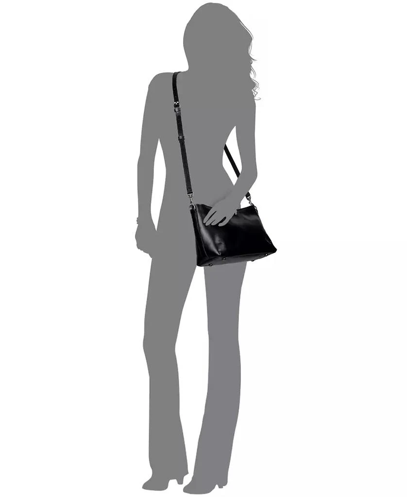 Shop Betta Medium Leather Crossbody, Created for Macy's on Sale at