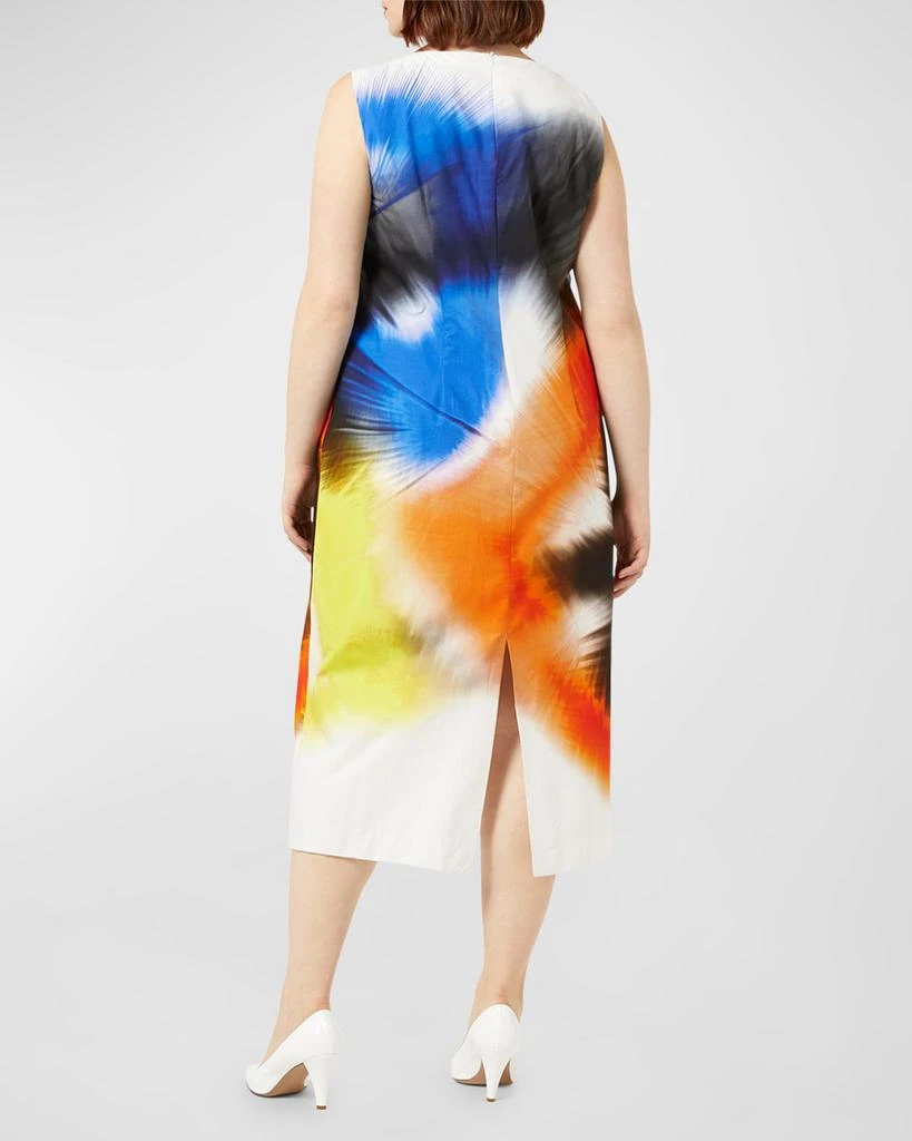 Marina Rinaldi Plus Size Angola Abstract-Print Midi Dress 3