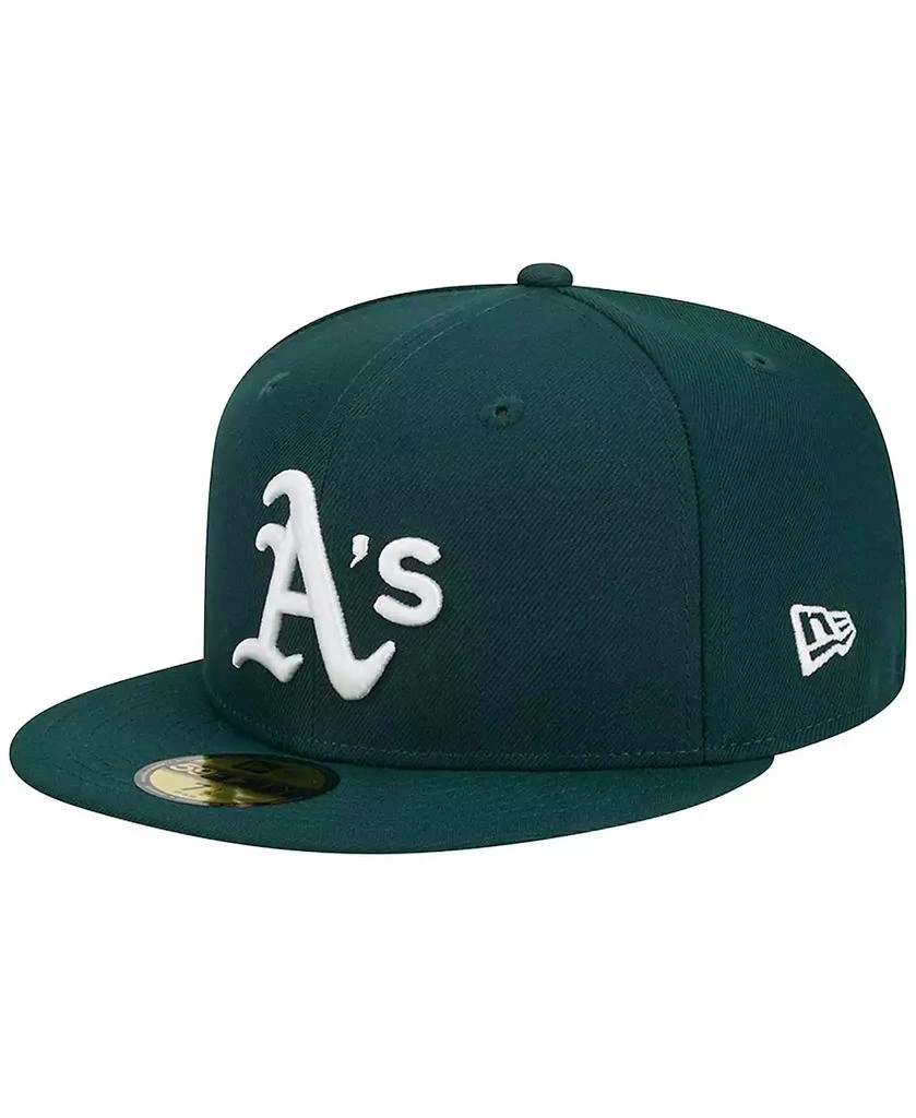 New Era Men's Green Oakland Athletics 1989 World Series Team Color 59FIFTY Fitted Hat 3
