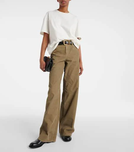 The Row Eglitta cotton corduroy wide-leg pants 2