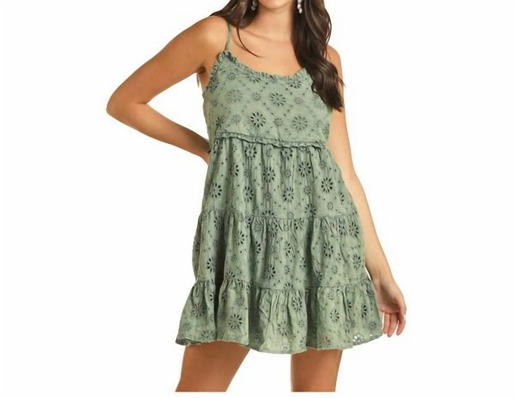 Panhandle Panhandle - Eyelet Mini Dress 1
