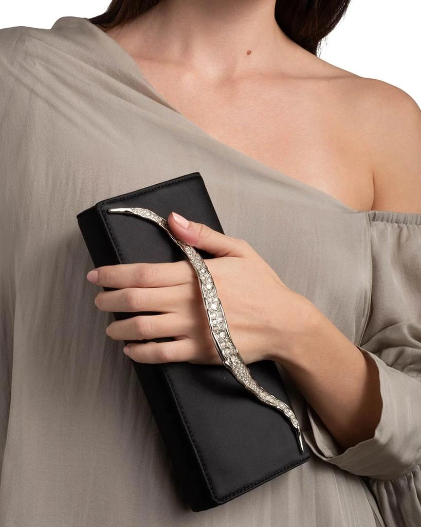 Alexis Bittar Crystal Curve Side Handle Clutch 2