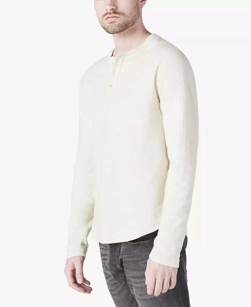 Lucky Brand Men's Duo-Fold Henley Long Sleeve Sweater 5