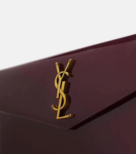 Yves Saint Laurent Uptown patent leather clutch 6