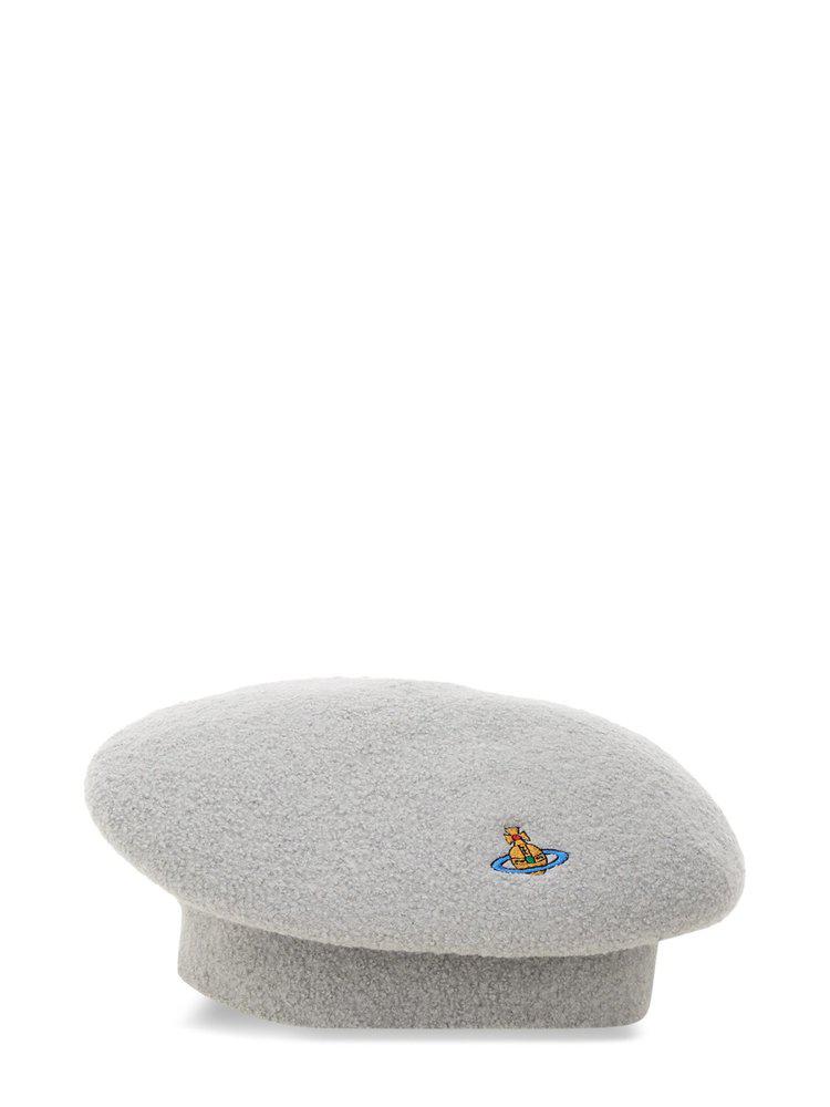 Vivienne Westwood Vivienne Westwood Logo Embroidered Beret