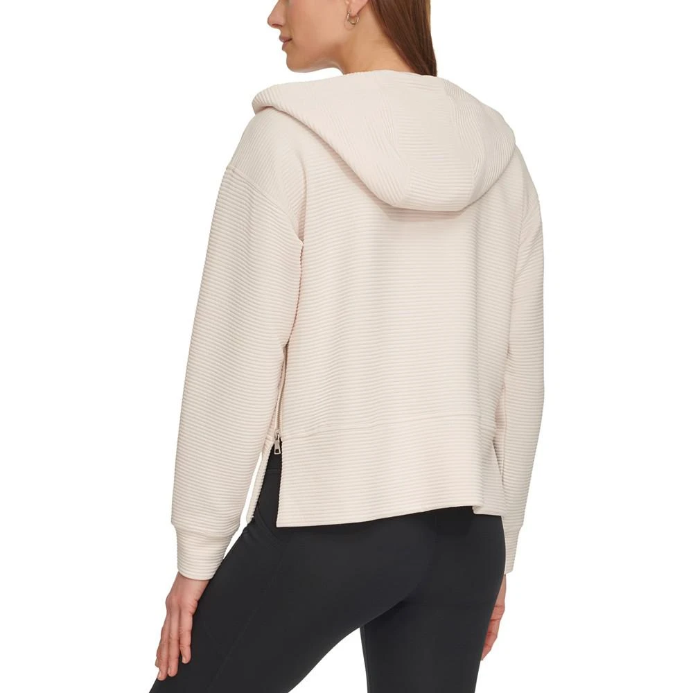 DKNY Women's Tech Ottoman Full-Zip Hoodie 8
