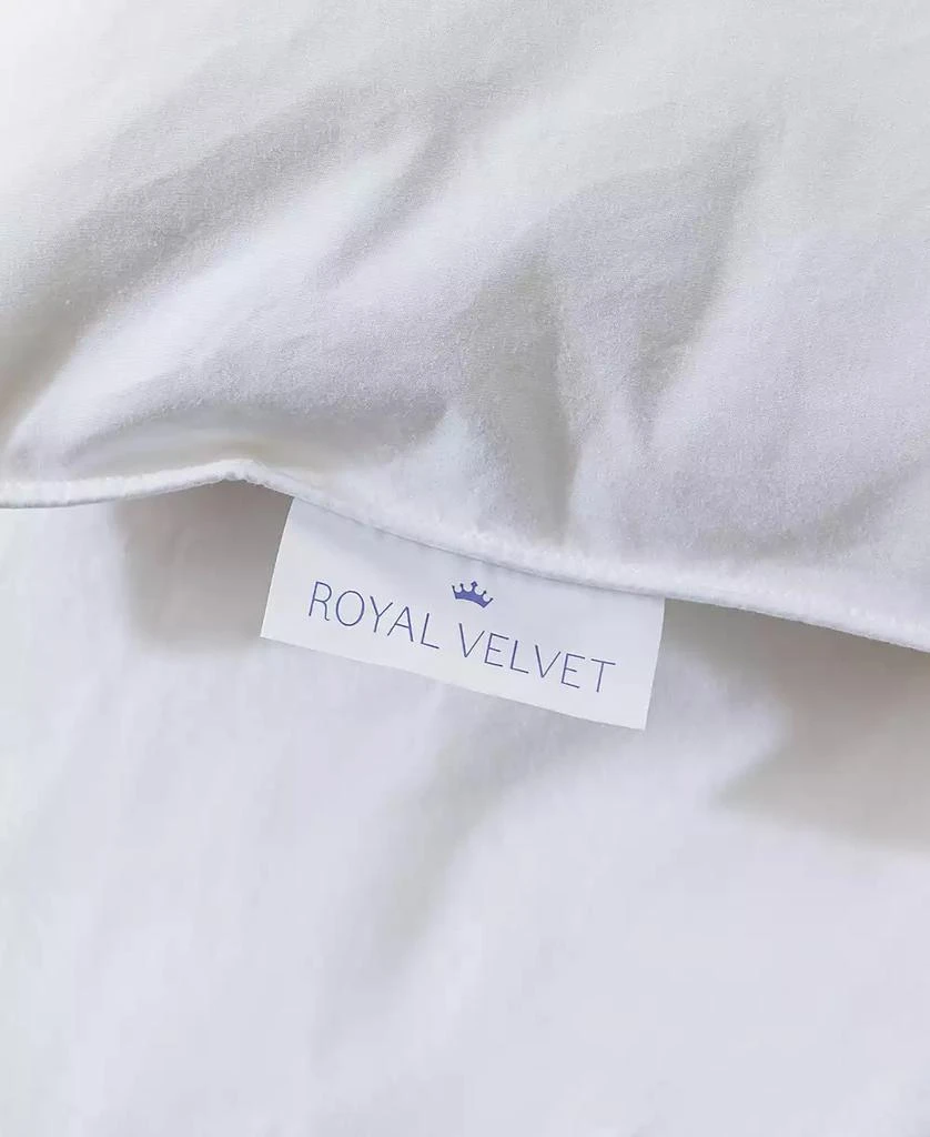 Royal Velvet Light Weight White Goose Nano Down and Feather Blend Comforter 7