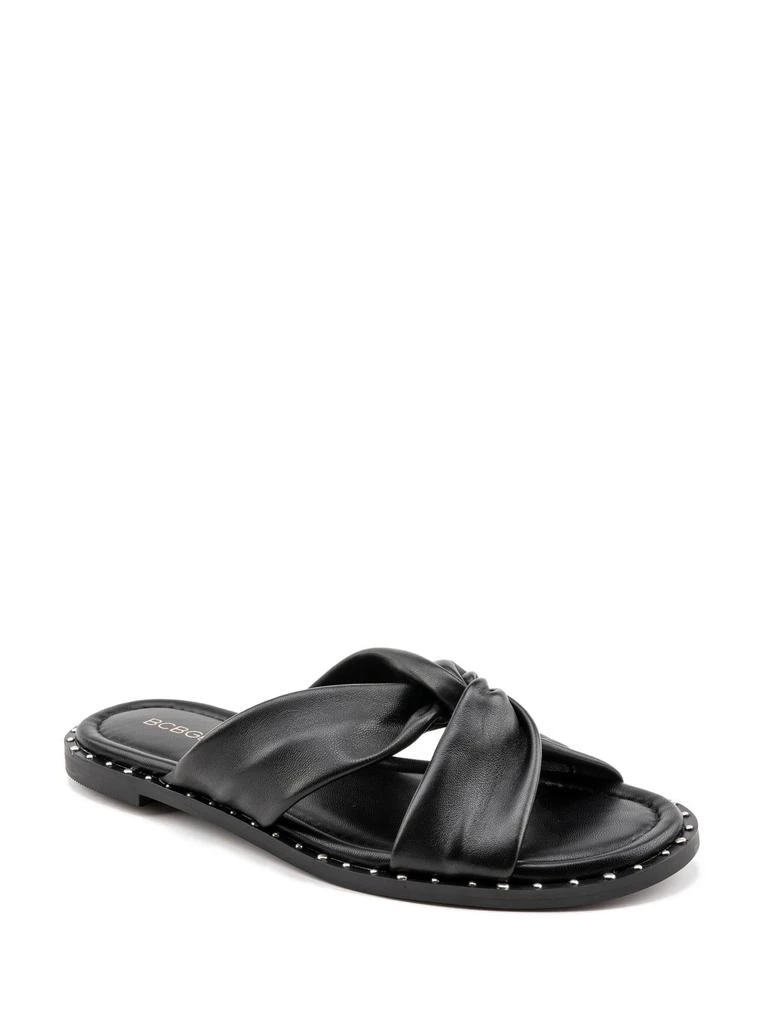 BCBG Zexanna Womens Open Toe Studded Slides 1