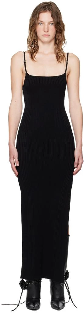 Misbhv Black Seamless Maxi Dress 1