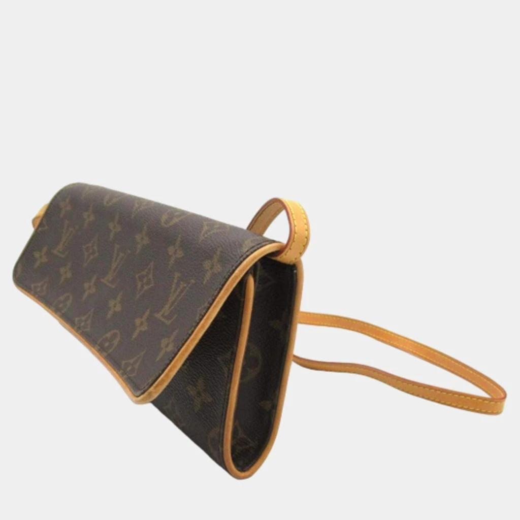 Louis Vuitton Louis Vuitton Brown Canvas Monogram Pochette Twin GM Crossbody Bag 2