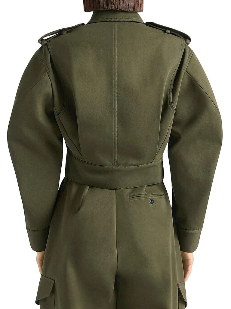 Givenchy Cropped Jacket in Cotton and Wool 4