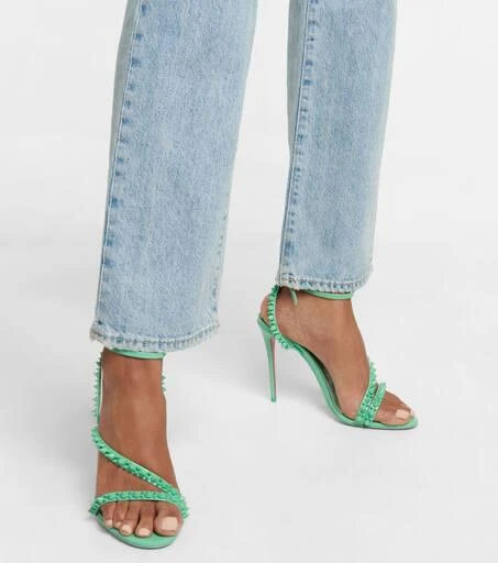 Christian Louboutin Mafaldina Spikes 100 leather sandals 4