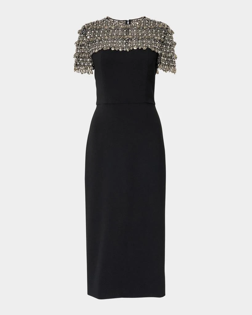 nude black dress Maravilla Lace Bodice Maxi Dress Black/Nude