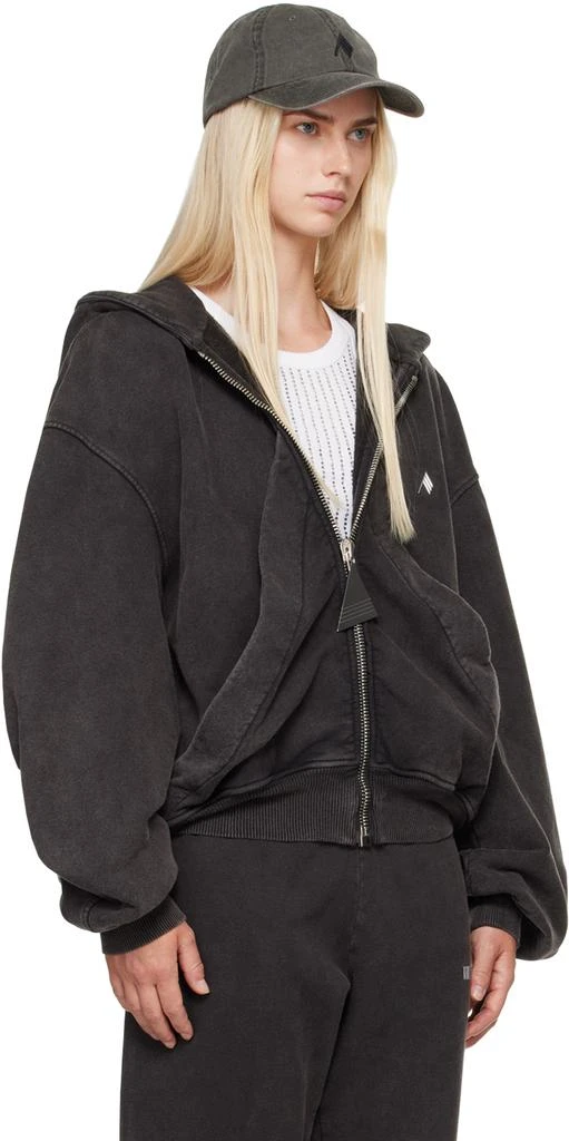 The Attico Black Faded Hoodie 2
