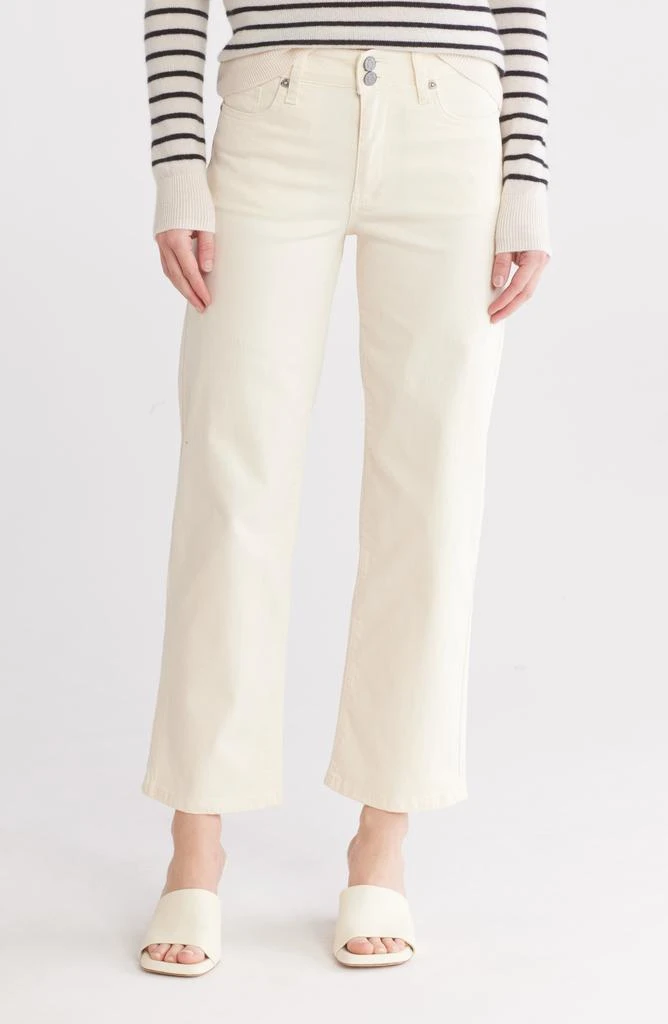 KUT from the Kloth Lucy High Waist Double Button Wide Leg Jeans 1