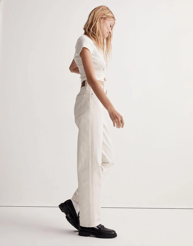 Madewell Madewell x Donni Low-Rise Loose Jeans in Antique Cream 2