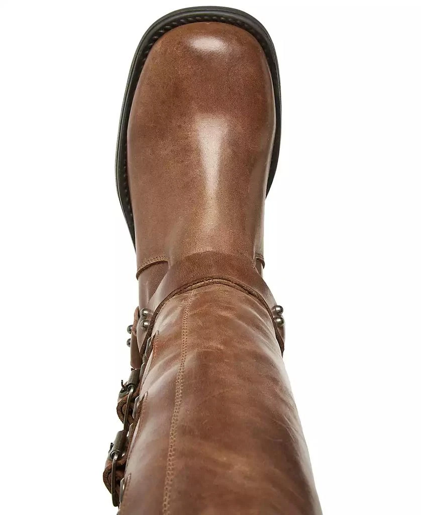 Steve Madden Women's Brocks Buckled Mid-Calf Moto Boots 4