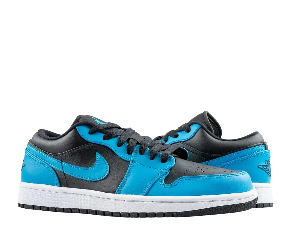 Jordan Nike Air  1 Low Laser Blue/Black-White Men's Basketball Shoes 553558-410 1