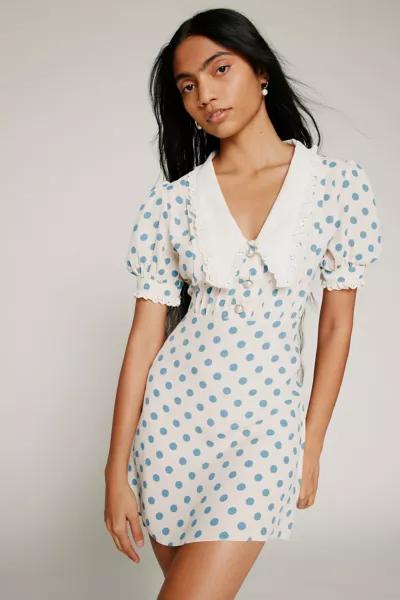 Kimchi Blue Kimchi Blue Dottie Polka Dot Mini Dress