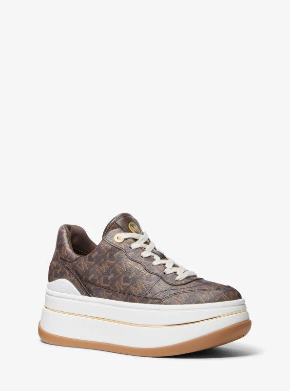 Michael Kors Hayes Empire Signature Logo Platform Sneaker 1