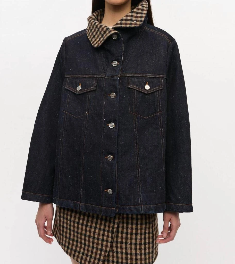 Ganni Ganni - Neppy Denim Bonded Jacket