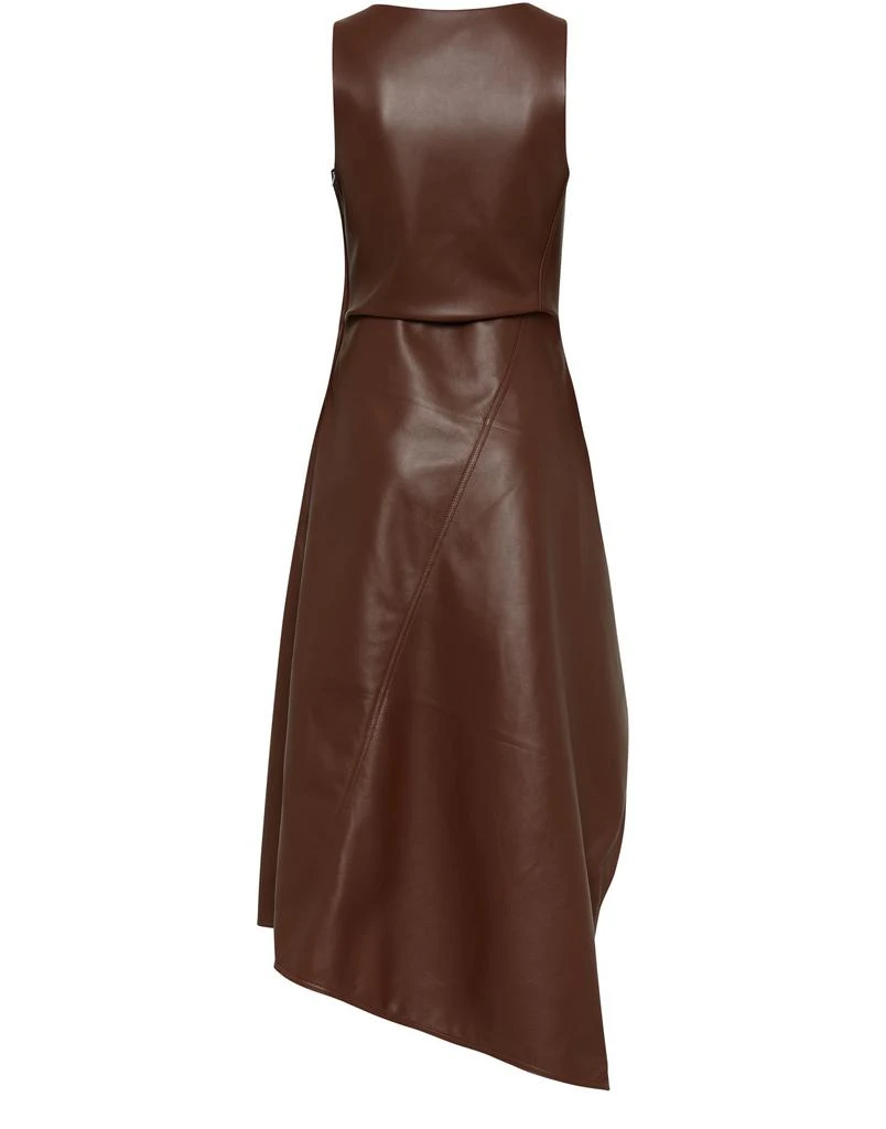 Bottega Veneta Asymmetric lamb leather dress 1